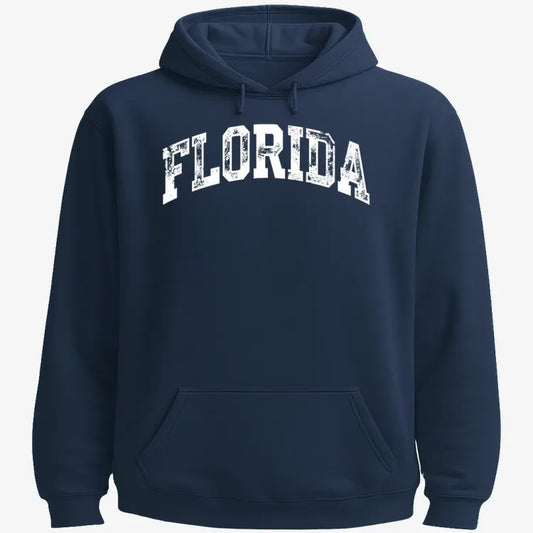 Florida Vibes-Hoodie-Navy Blue