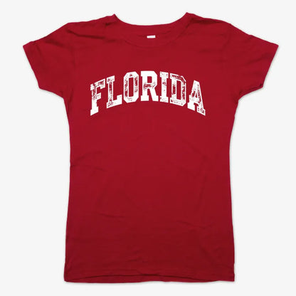 Florida Vibes-Women's T-Shirt-Deep Red