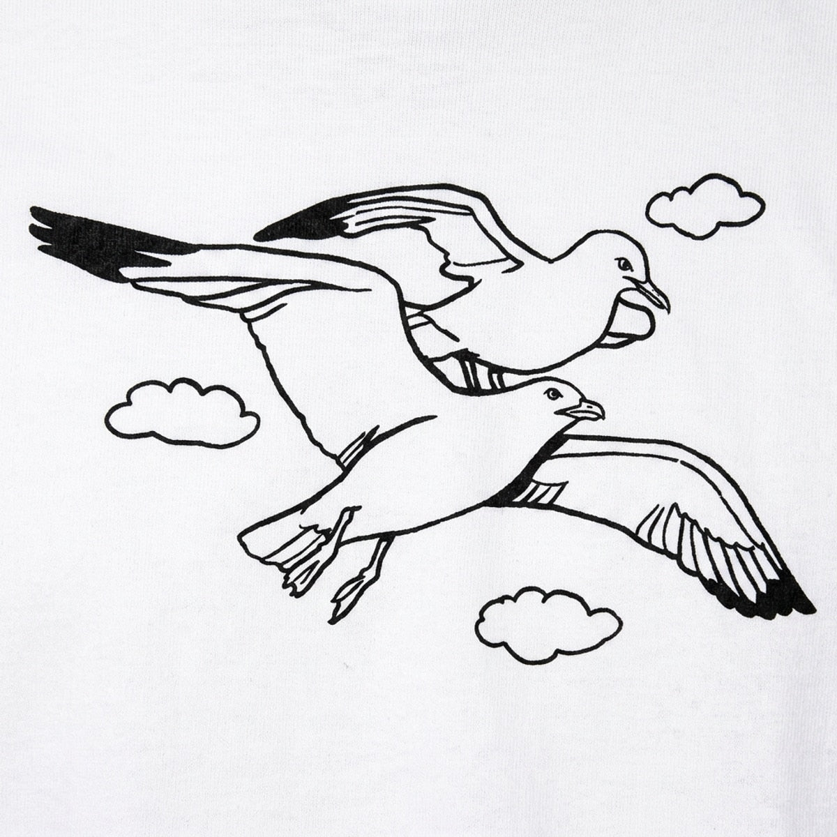 Flying Gulls detail