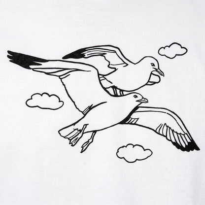 Flying Gulls detail