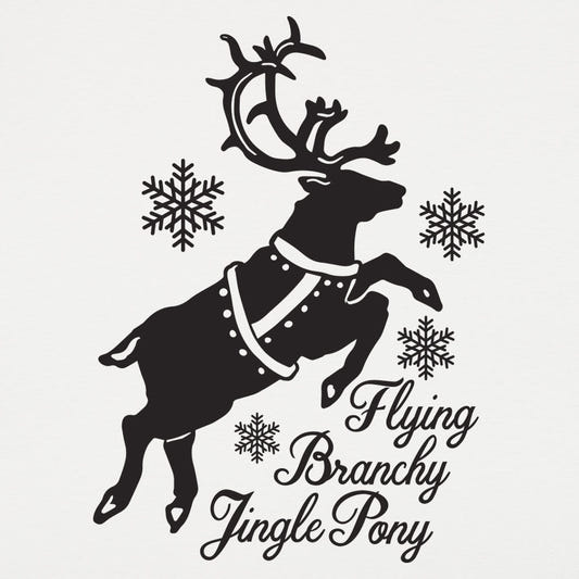 Flying Branchy Jingle Pony - 6DollarShirts