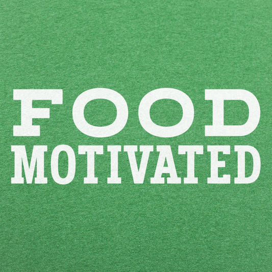 Food Motivated Foodie Quote graphic Unisex Heavyweight T-Shirt in Kelly Green Heather