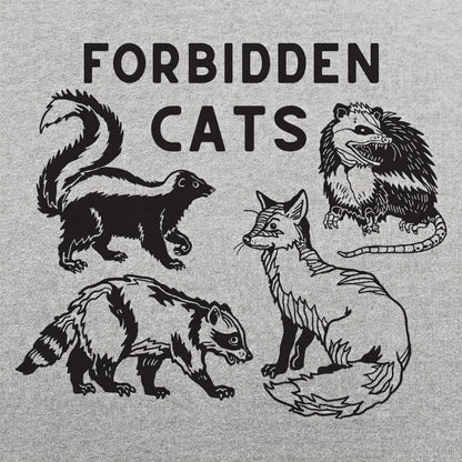 Forbidden Cats Skunk Fox Raccoon and Opossum detail