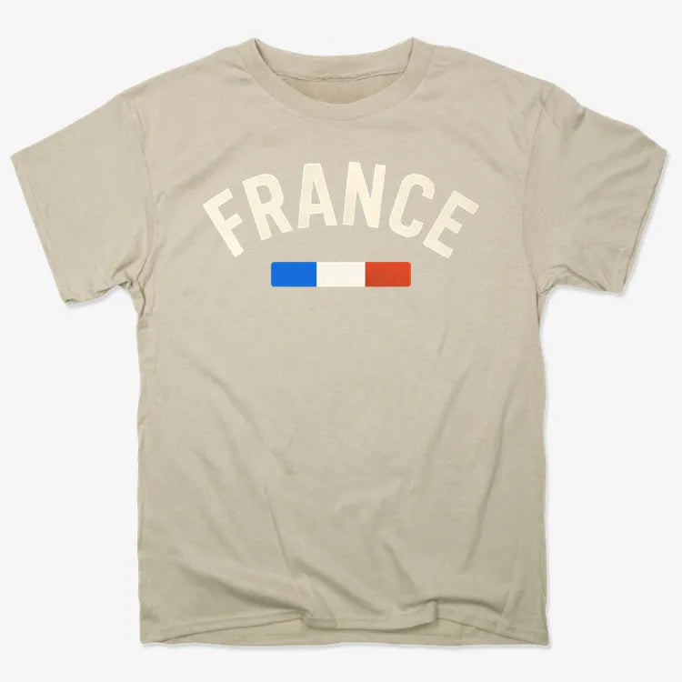 FRANCE Vintage Style Graphic-Men's T-Shirt-Sand