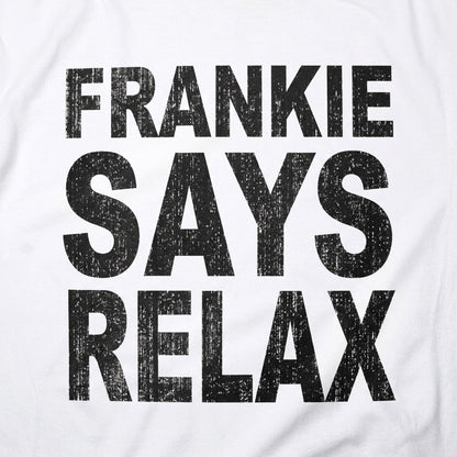 Frankie Says Relax Retro 80s Slogan detail