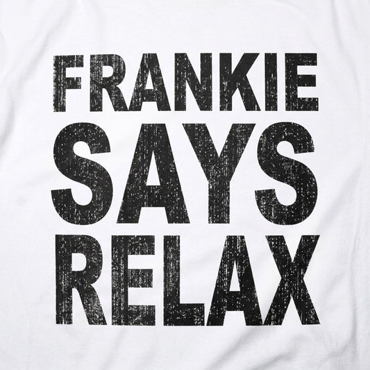 Frankie Says Relax Retro 80s Slogan detail