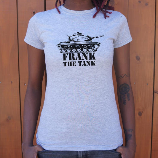 Frank The Tank graphic Women's T-Shirt in Gray Granite