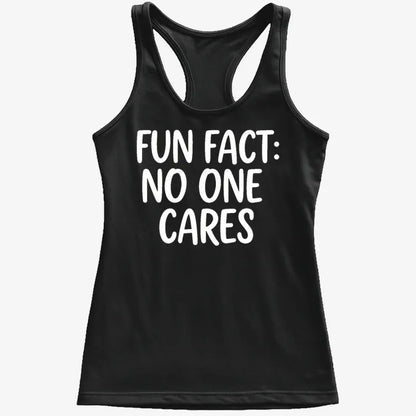 Fun Fact No One Cares-Women's Tank Top-Midnight