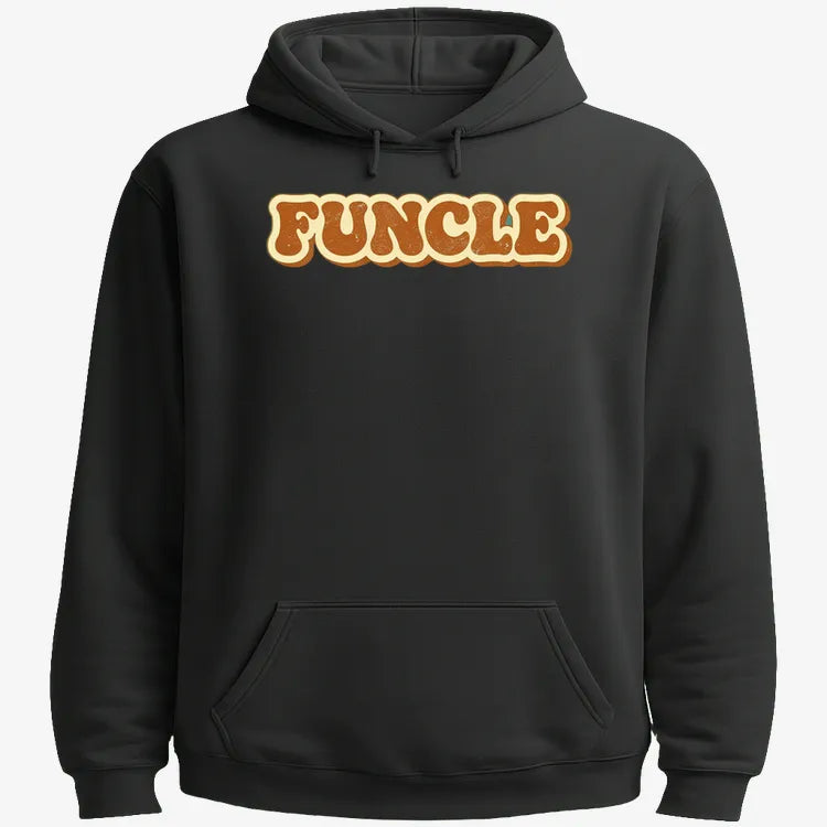Funcle Fun Awaits-Hoodie-Black