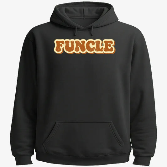 Funcle Fun Awaits-Hoodie-Black