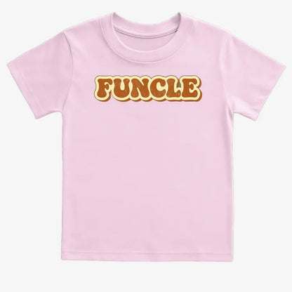 Funcle Fun Awaits-Kids T-Shirt-Pink