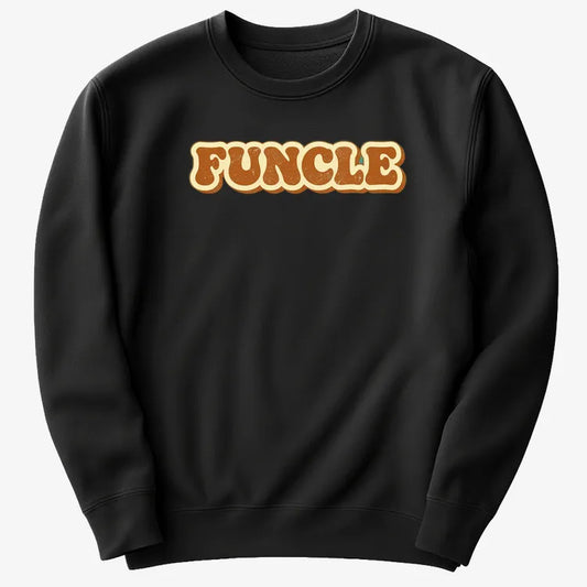 Funcle Fun Awaits-Sweater-Black