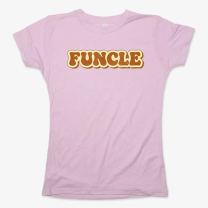 Funcle Fun Awaits-Women's T-Shirt-Soft Pink