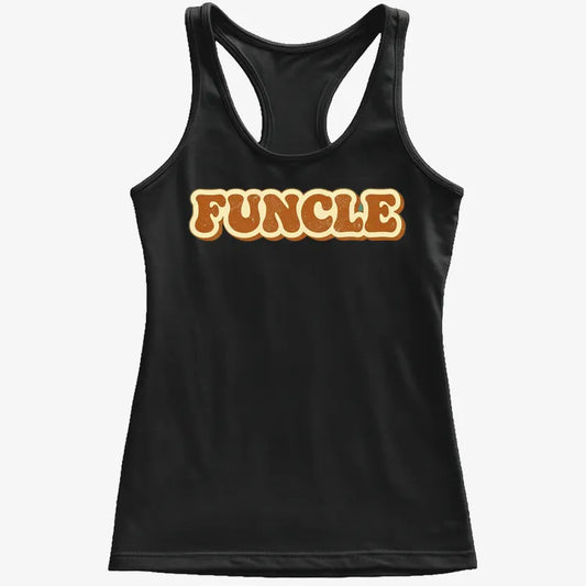 Funcle Fun Awaits-Women's Tank Top-Midnight