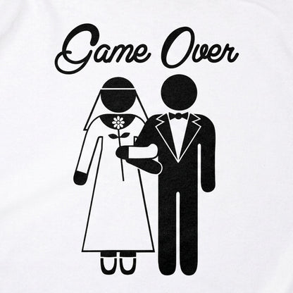 Game Over Wedding Bride and Groom detail