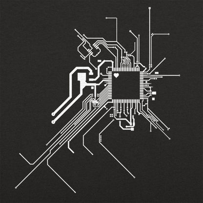 Geek At Heart Circuit Board with Heart Chip