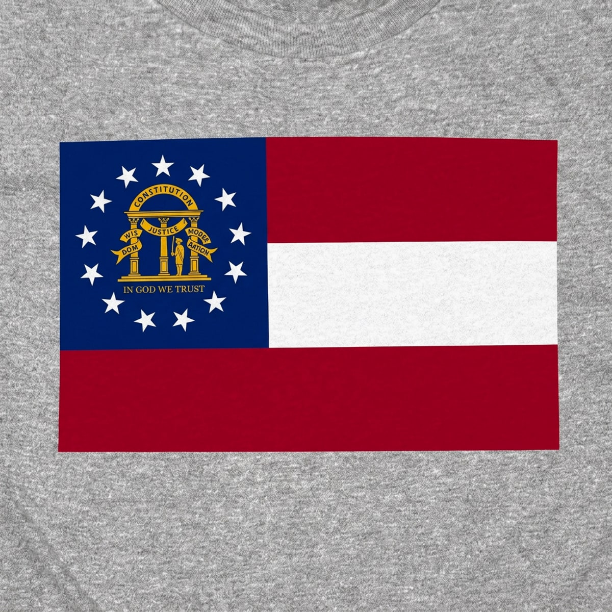 Georgia Flag Full Color detail