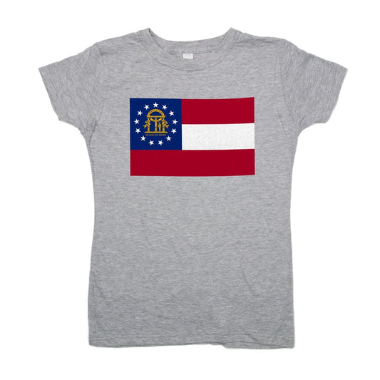 Georgia Flag Full Color - 6DollarShirts