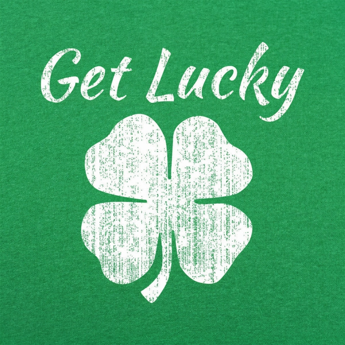 Get Lucky Four Leaf Clover St Patricks Day detail