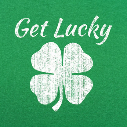 Get Lucky Four Leaf Clover St Patricks Day detail