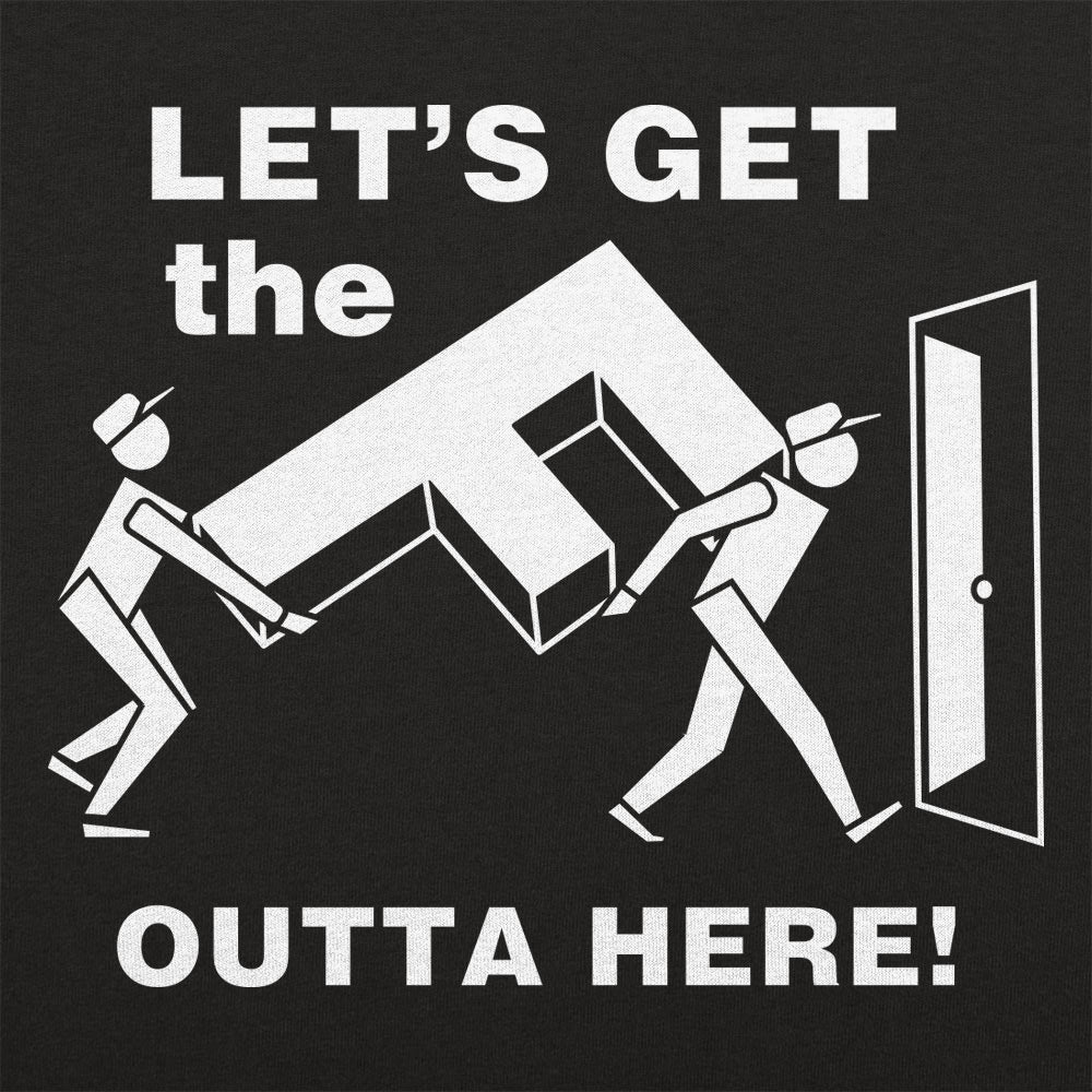 Let's Get the F Outta Here graphic tee, view 2