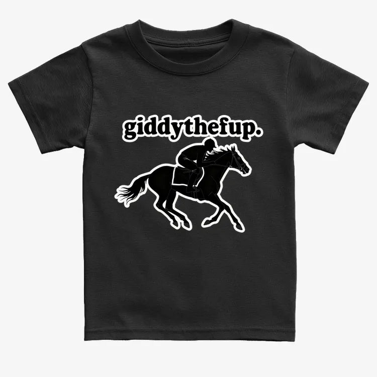 Giddythefup-Kids T-Shirt-Black