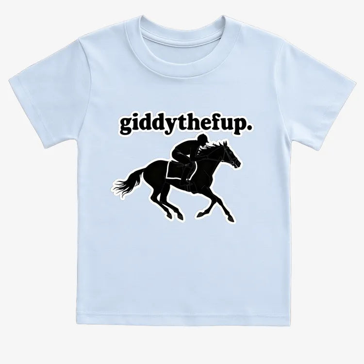 Giddythefup-Kids T-Shirt-Blue