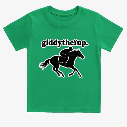 Giddythefup-Kids T-Shirt-Green