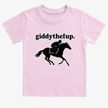 Giddythefup-Kids T-Shirt-Pink
