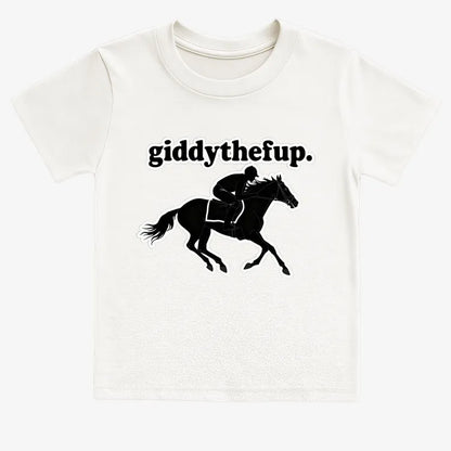 Giddythefup-Kids T-Shirt-White