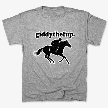 Giddythefup-Men's T-Shirt-Gray Heather