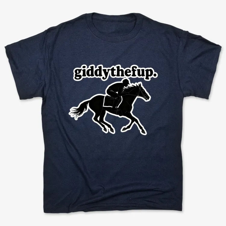 Giddythefup-Men's T-Shirt-Navy Blue