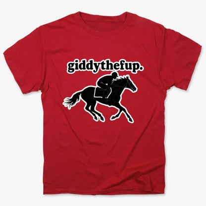 Giddythefup-Men's T-Shirt-Red
