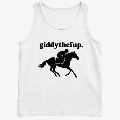 Giddythefup-Men's Tank Top-White