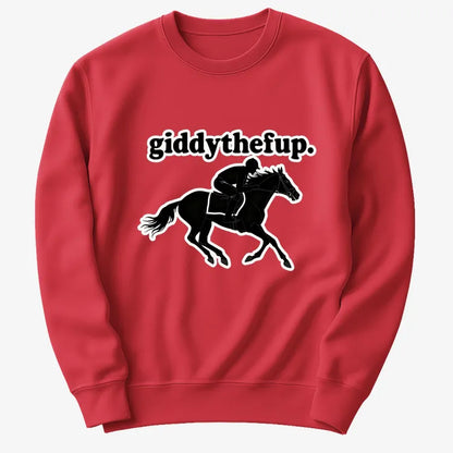 Giddythefup-Sweater-Red