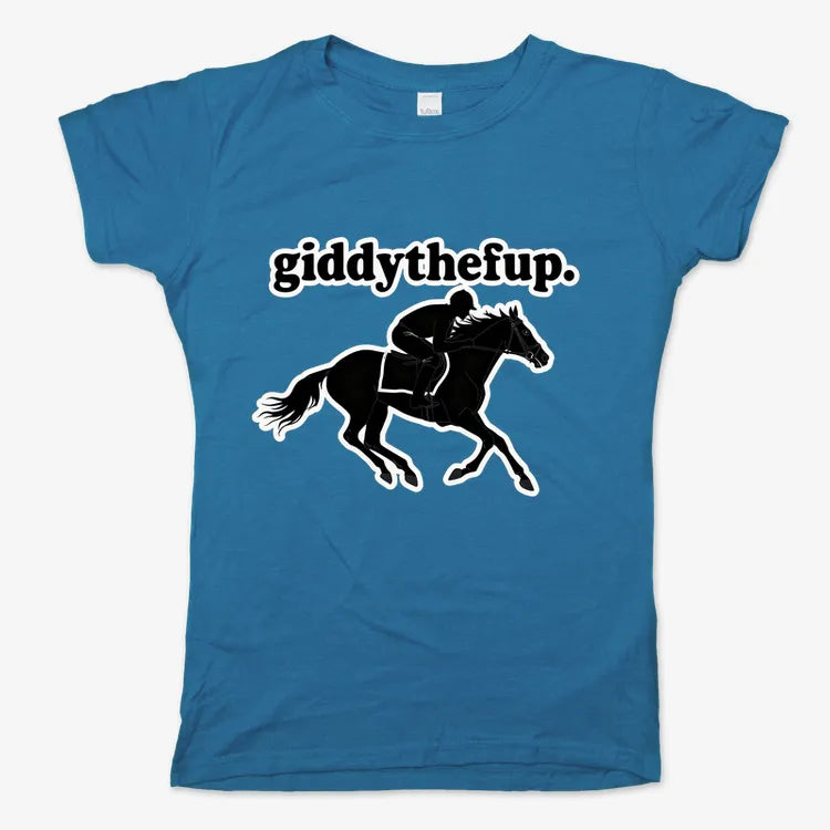Giddythefup-Women's T-Shirt-Sky Blue