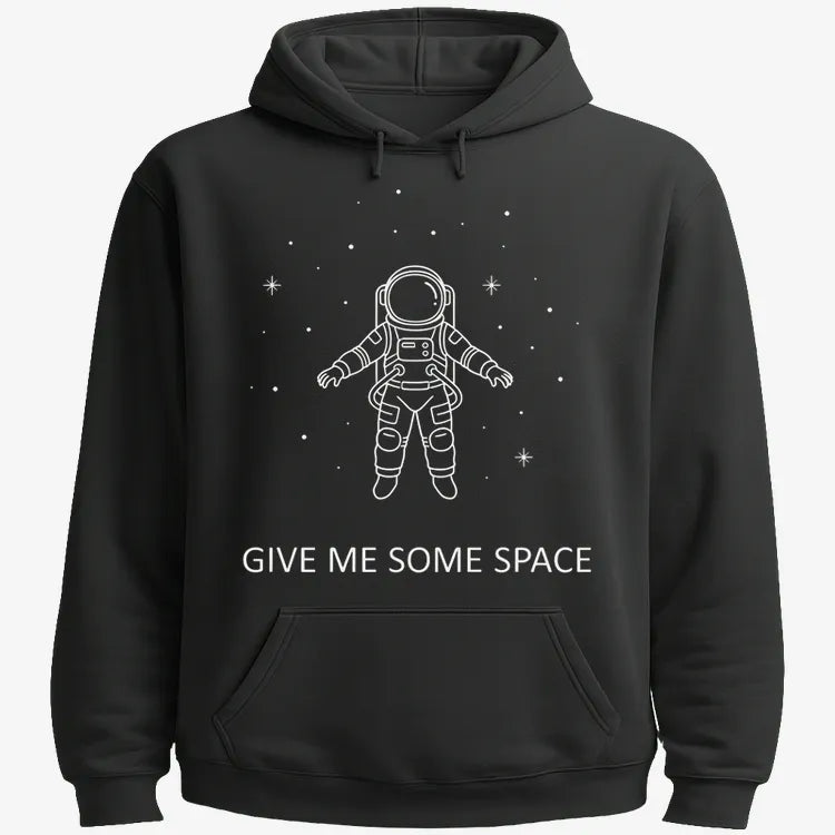 Give Me Some Space-Hoodie-Black