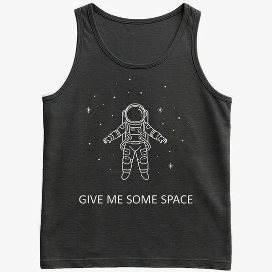 Give Me Some Space-Men's Tank Top-Black