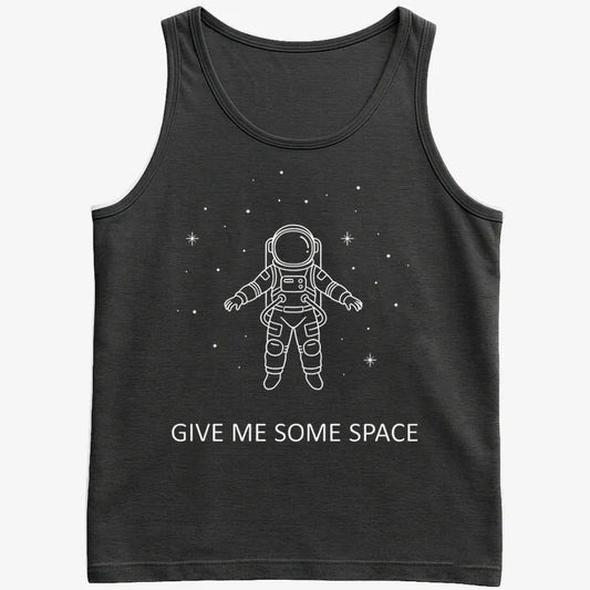 Give Me Some Space-Men's Tank Top-Black
