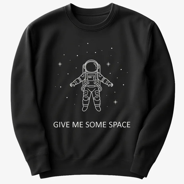 Give Me Some Space-Sweater-Black