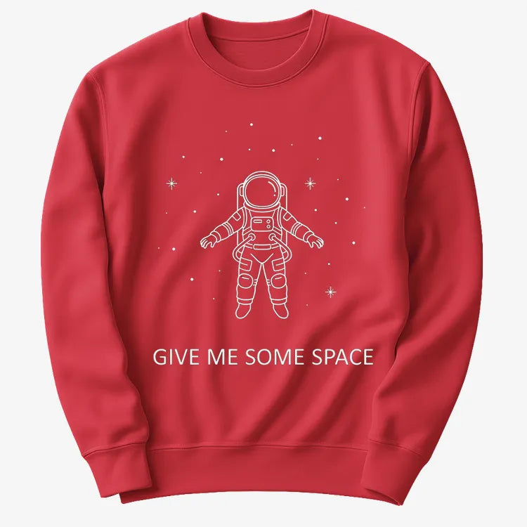 Give Me Some Space-Sweater-Red