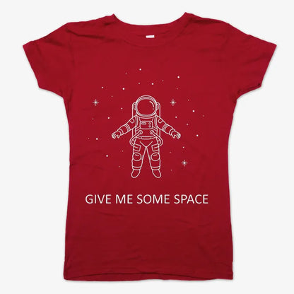 Give Me Some Space-Women's T-Shirt-Deep Red