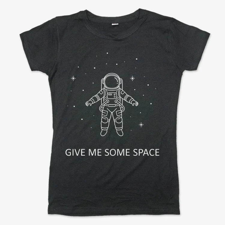 Give Me Some Space-Women's T-Shirt-Midnight