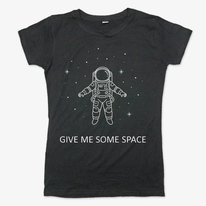 Give Me Some Space-Women's T-Shirt-Midnight