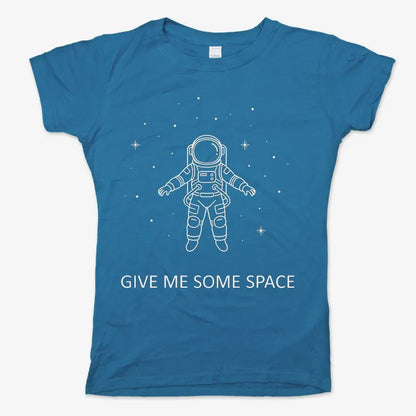 Give Me Some Space-Women's T-Shirt-Sky Blue