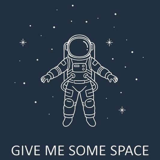 Give Me Some Space graphic tee design