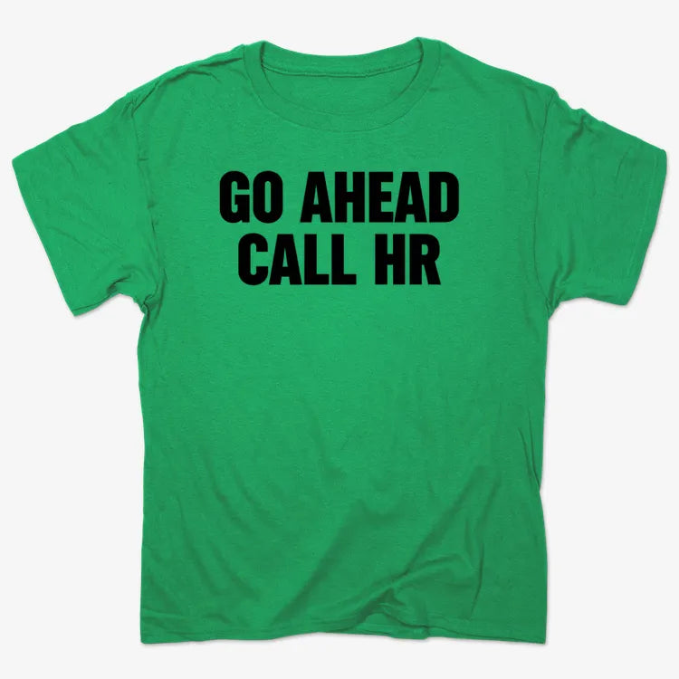 Go Ahead Call HR-Men's T-Shirt-Kelly Green Heather