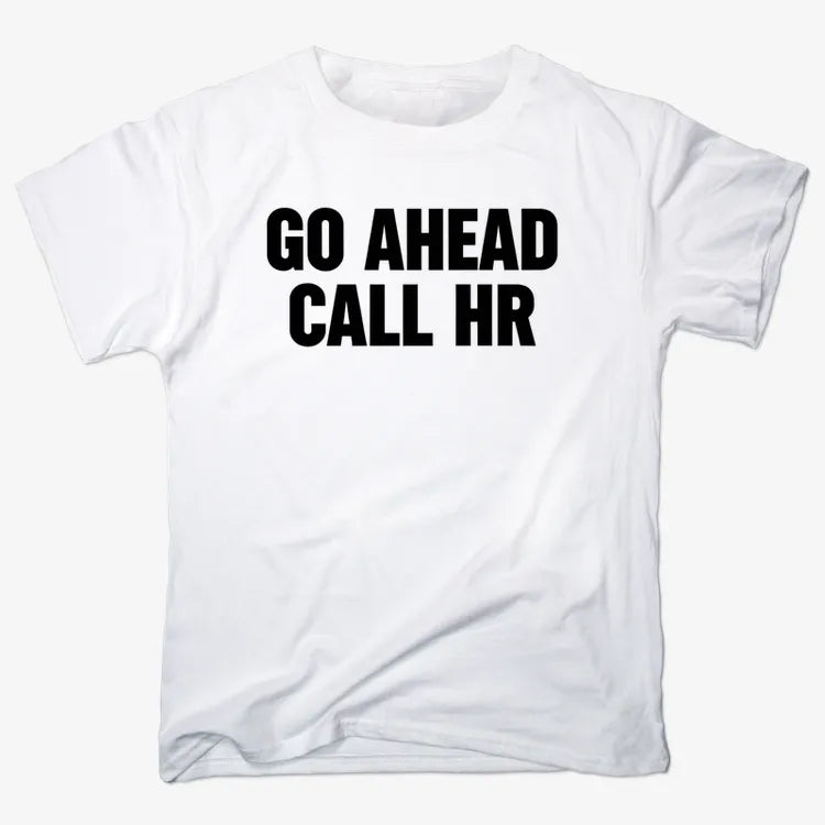 Go Ahead Call HR-Men's T-Shirt-White