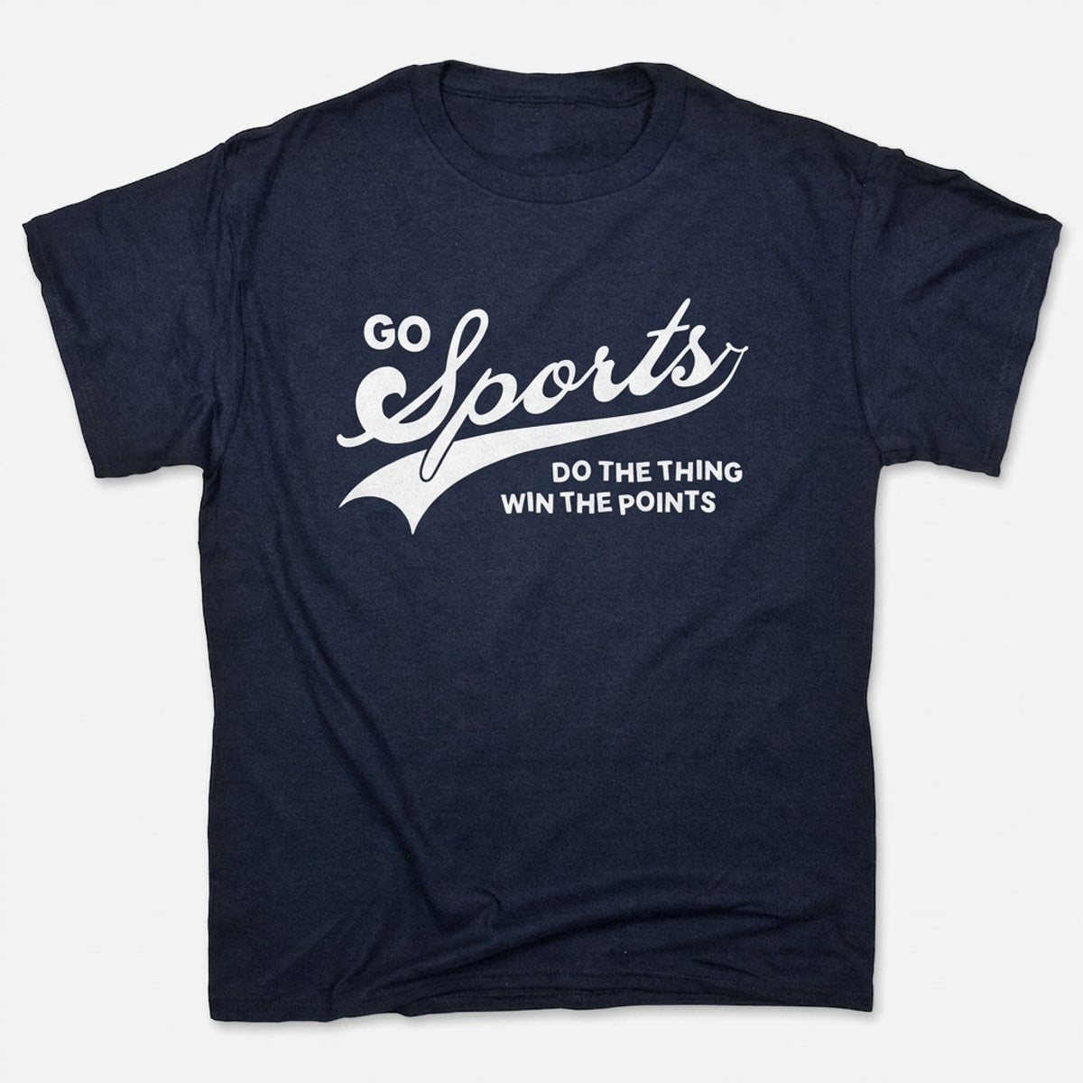 Go Sports Do the Thing Win the Points in Navy Blue