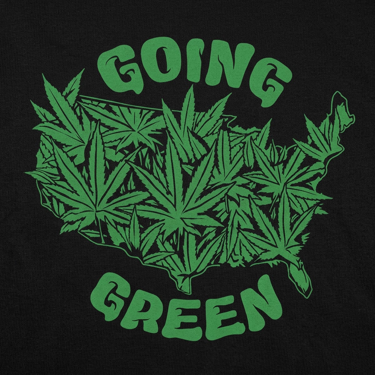 Going Green USA Map detail